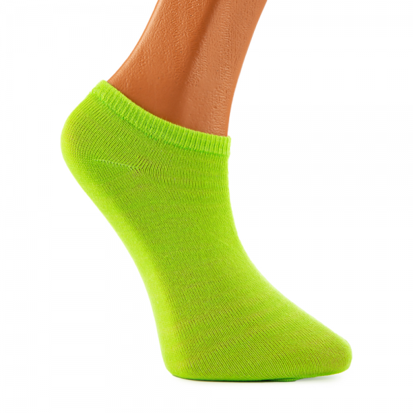 Σετ 3 ζευγάρια παιδικές κάλτσες  μωβ σκούρο πράσινο φούξια, 4 - Kalapod.gr